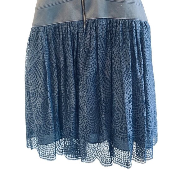 BCBG MAX AZRIA WOMENS DRESSY DRESS  XS navy blue - Picture 7 of 13